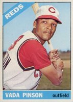 1966 Topps #180 Vada Pinson Baseball Card