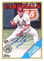 2023 Topps 1988 Topps Baseball Autographs #88BANGO Nolan Gorman Baseball Card