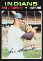 1971 Topps #347 Ted Uhlaender Baseball Card