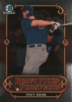 2023 Bowman Draft Draft Picks & Prospects #DPP8 Matt Shaw Baseball Card