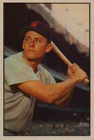 1953 Bowman Color #34 Gil Coan Baseball Card