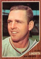 1962 Topps #279 Hobie Landrith Baseball Card