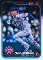 2024 Topps Update #US91 Pete Crow-Armstrong Rainbow Foil Baseball Card