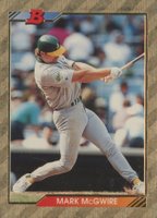 1992 Bowman #620 Mark McGwire Foil Baseball Card