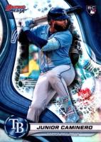2024 Bowman's Best #62 Junior Caminero Refractor Baseball Card