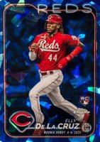 2024 Topps Chrome Sapphire Update Series #350 Elly de La Cruz Baseball Card