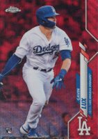 2020 Topps Chrome #148 Gavin Lux Red Wave Refractor Baseball Card