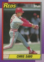 1990 Topps #737 Chris Sabo Baseball Card
