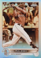2022 Topps Chrome #149 Cal Raleigh Sepia Refractor Baseball Card
