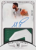 2014 National Treasures #106 Marcus Smart Patch-Autograph Basketball Card