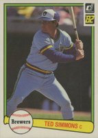 1982 Donruss #106 Ted Simmons Baseball Card