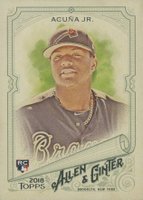 2018 Topps Allen & Ginter #207 Ronald Acuna Jr. Baseball Card