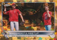 2022 Topps Chrome Sapphire Edition #122 Kenta Maeda/Shohei Ohtani Gold Baseball Card