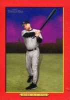 2005 Topps Turkey Red #230 Derek Jeter Red-Purple Sky Baseball Card