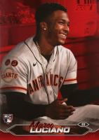 2024 Topps Stadium Club #224 Marco Luciano Red Foil Baseball Card