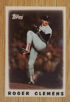 1987 Topps Mini League Leaders #42 Roger Clemens Baseball Card