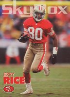 1993 Skybox Impact  #293 Jerry Rice Football Card