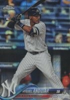 2018 Topps Chrome #14 Miguel Andujar Prism Refractor Baseball Card