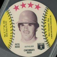 1976 Towne Club Discs # Pete Rose Baseball Card