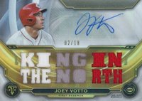 2019 Topps Triple Threads Autograph Relics #JV1 Joey Votto Baseball Card