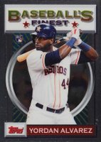 2020 Finest Flashbacks #40 Yordan Alvarez Baseball Card
