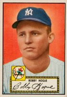 1952 Topps #9b Bobby Hogue Black Back Baseball Card