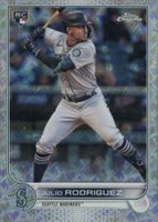 2022 Topps Chrome Logofractor Edition #111 Julio Rodriguez SP Baseball Card