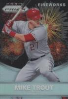 2015 Panini Prizm Fireworks #4 Mike Trout Prizm Baseball Card