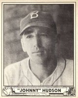 1940 Play Ball #147 Johnny Hudson Baseball Card