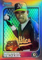 1997 Bowman Chrome #273 Miguel Tejada Refractor Baseball Card