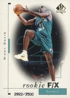 1998 SP Authentic #109 Ricky Davis Basketball Card