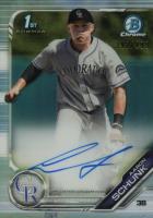 2019 Bowman Draft Chrome Draft Picks Autograph #CDAAS Aaron Schunk Refractor Baseball Card