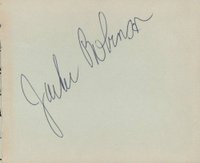 1999 Hall of Fame Autographs # Jackie Robinson Album Page Baseball Card