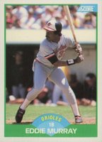 1989 Score #94 Eddie Murray Baseball Card