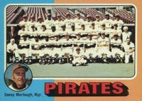 1975 Topps #304 Pittsburgh Pirates Team Baseball Card