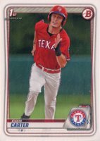 2020 Bowman Draft #BD126 Evan Carter Baseball Card