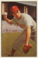 1953 Bowman Color #60 Granny Hamner Baseball Card
