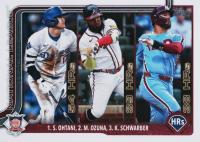 2025 Topps #144 Kyle Schwarber/Marcell Ozuna/Shohei Ohtani Baseball Card