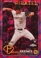 2024 Topps Chrome Update #USC27 Paul Skenes Magenta/Purple Lava Lamp Baseball Card