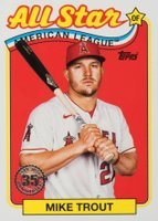 2024 Topps 1989 Topps Baseball All-Star #50 Mike Trout Baseball Card
