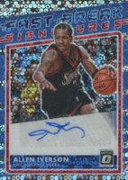 2020 Panini Donruss Optic Fast Break Signatures #FB-AIV Allen Iverson Basketball Card