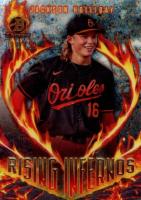 2024 Bowman Rising Infernos #RI9 Jackson Holliday Mini Diamond Baseball Card
