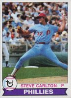 1979 Burger King Phillies #4 Steve Carlton Baseball Card