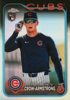 2024 Topps Chrome #16 Pete Crow-Armstrong Variation Baseball Card