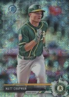 2017 Bowman Mega Box Chrome Prospects #BCP110 Matt Chapman Baseball Card