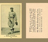 1917 Weil Baking Co. #119 Otto Miller Baseball Card