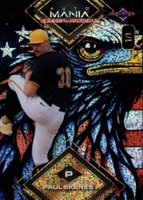 2024 Wild Card Auto Mania American Baseball Clearview National Exclusive Paul Skenes #PS Paul Skenes Diamond-Sparkles Foil-Eagle 2 1/1 Baseball Card