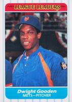 1986 Fleer League Leaders #16 Dwight Gooden Baseball Card