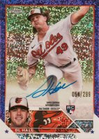 2023 Topps Chrome Rookie Autograph #RADLH DL Hall Purple Speckle Baseball Card