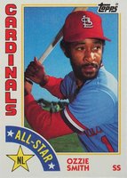 1984 Topps #389 Ozzie Smith Baseball Card